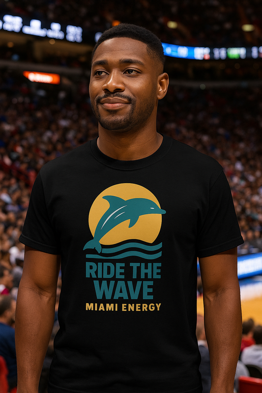 Miami Dolphins Energy — “Ride the Wave” Fan Tee